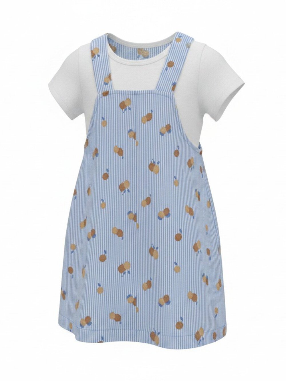 Carter's 2-Piece Cherry Print Dress Set Size 18M NWT Minor Defect - Picture 4 of 11